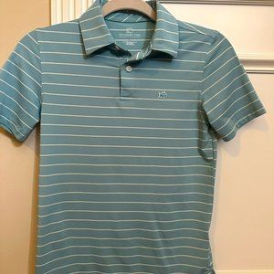 Southern Tide: Boys Driver Camden Polo, performance blend;  L/12-14